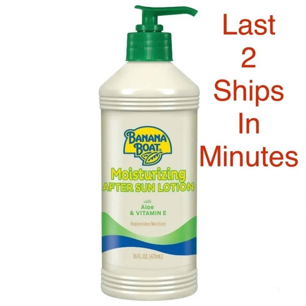 Banana Boat Moisturizing After Sun Lotion 2 X 16 Fl oz pump bottle
